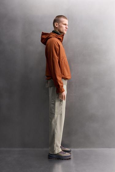 SWEAT TECHNIQUE BIMATIÈRE POLAIRE - Orange de Zara - Image 3