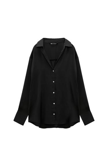 BASIC SATIN SHIRT