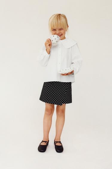 CAMISA CUELLO BOBO - Blanco de Zara