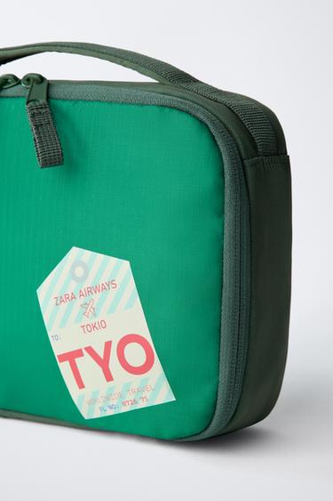 TRAVEL TOILETRY BAG - Green by Zara - Image 2