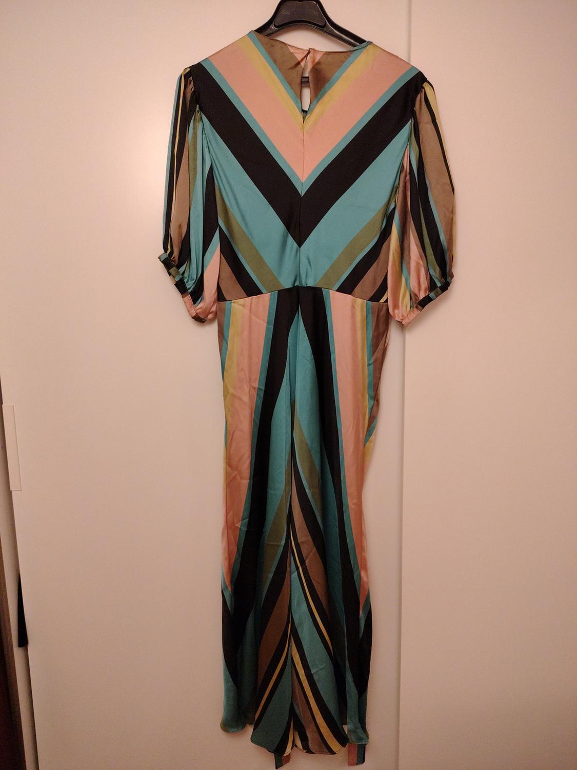 MULTICOLOURED STRIPED DRESS - Image 2