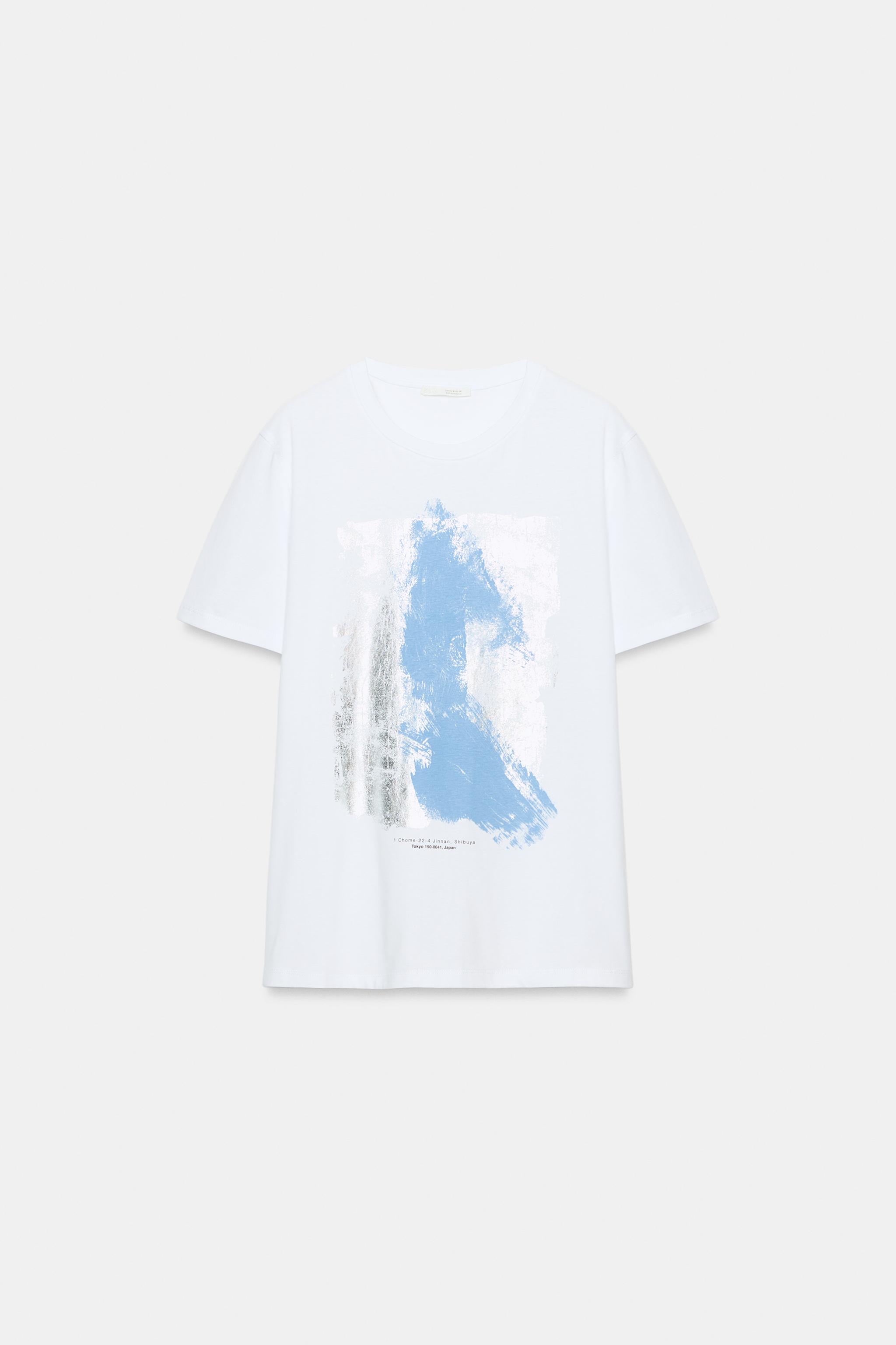 T-SHIRT ESTAMPILLAGE BRILLANT