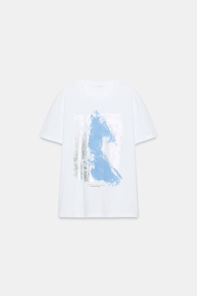 GLITTER PRINT T-SHIRT