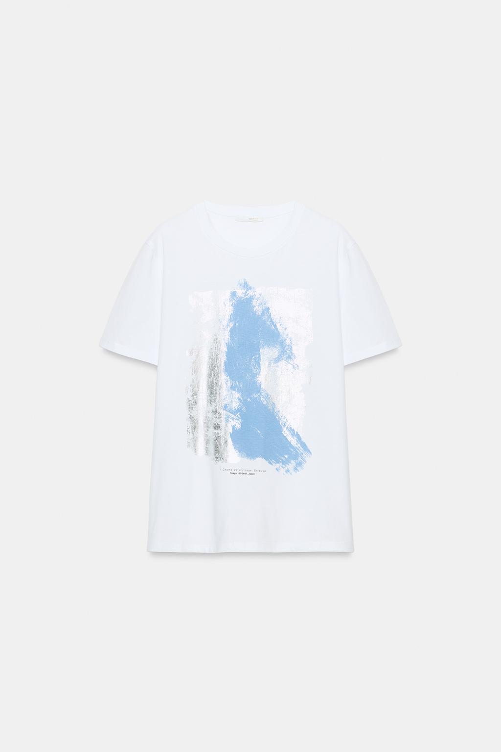 GLITTER PRINT T-SHIRT