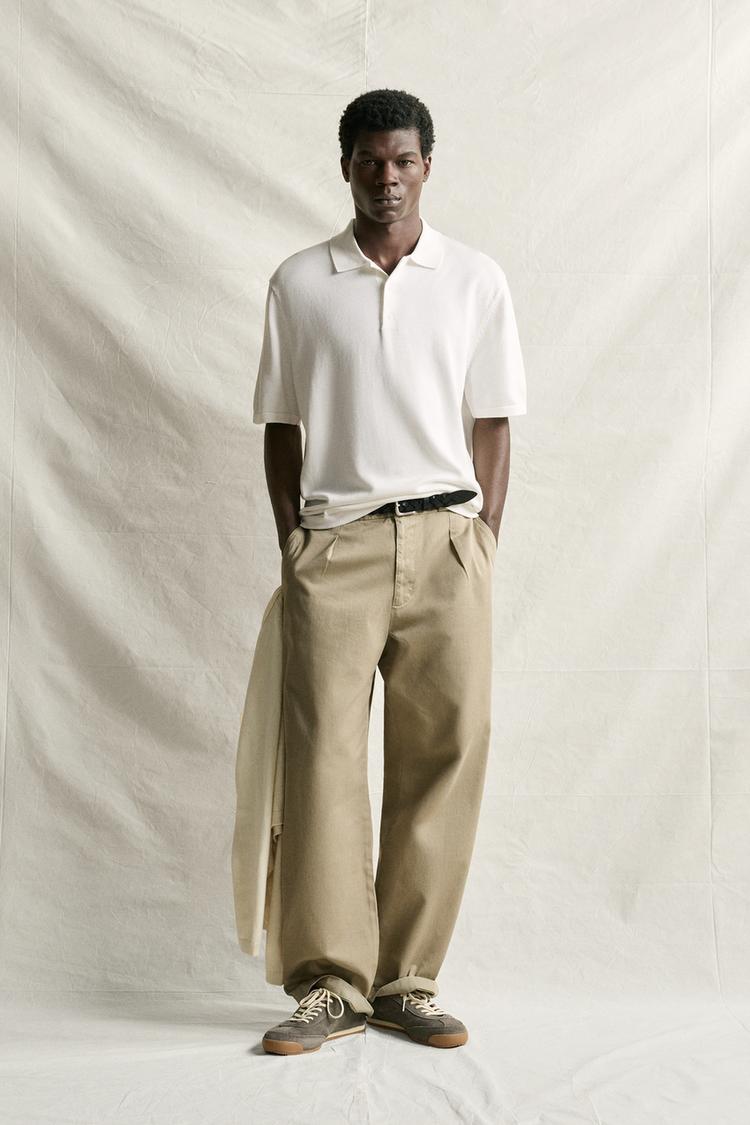 REGULAR FIT KNIT POLO SHIRT