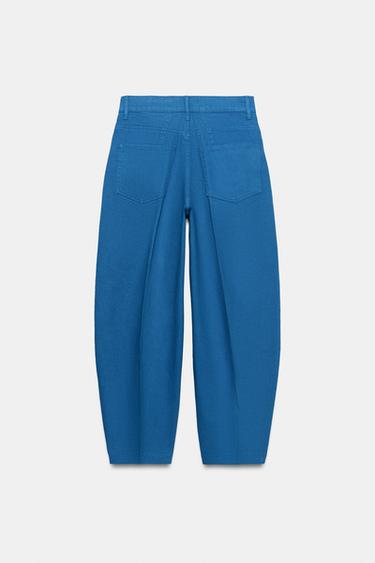 ZW COLLECTION TAPERED HIGH-WAIST JEANS - denim blue by Zara - Image 5