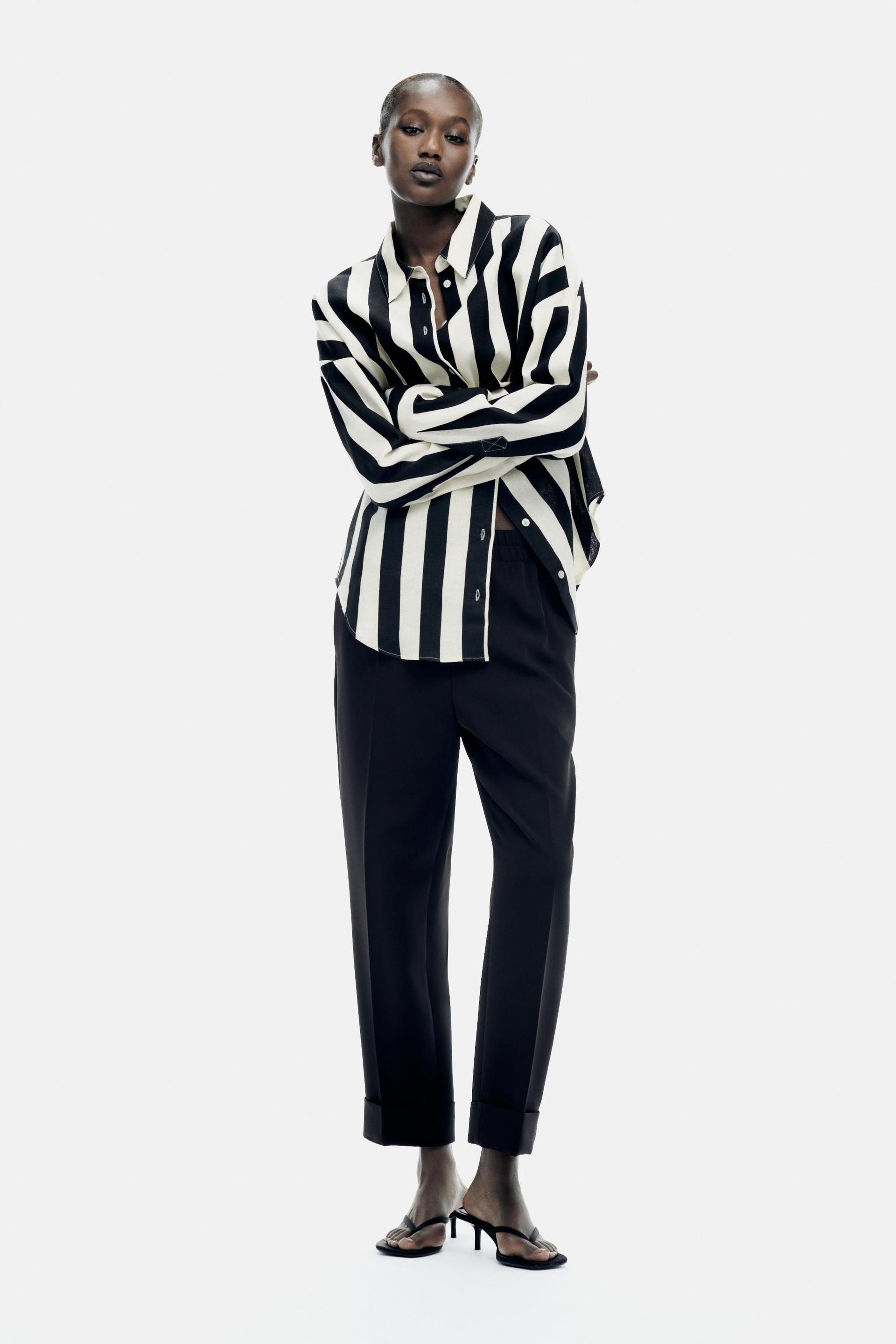 SANDALIA TACÓN TIRAS Negro ZARA Chile