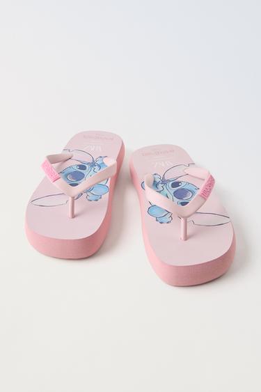 LILO & STITCH © DISNEY SLIDERS WITH TOE DIVIDER - Pink by Zara