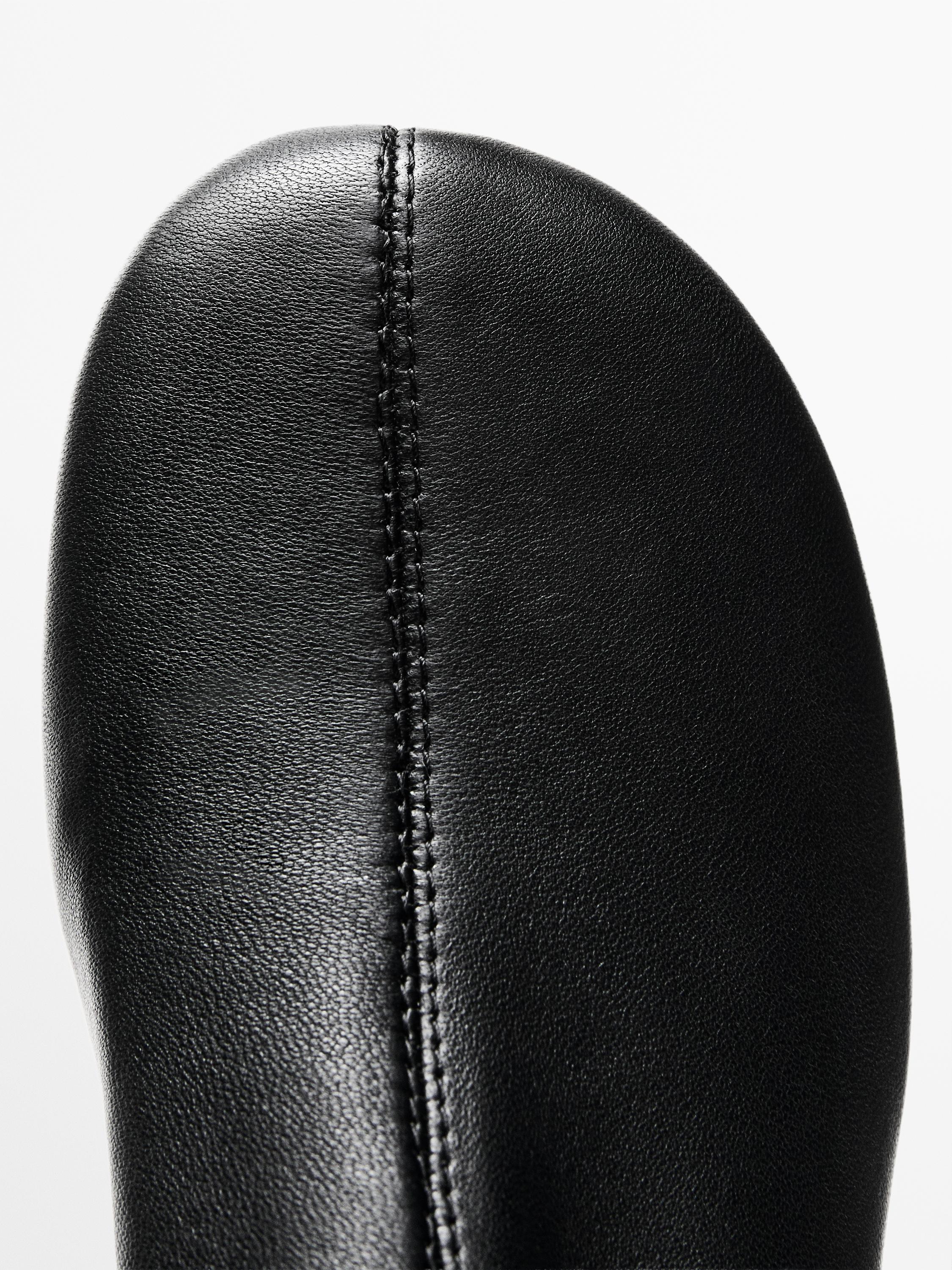 Stretch high-heel boots