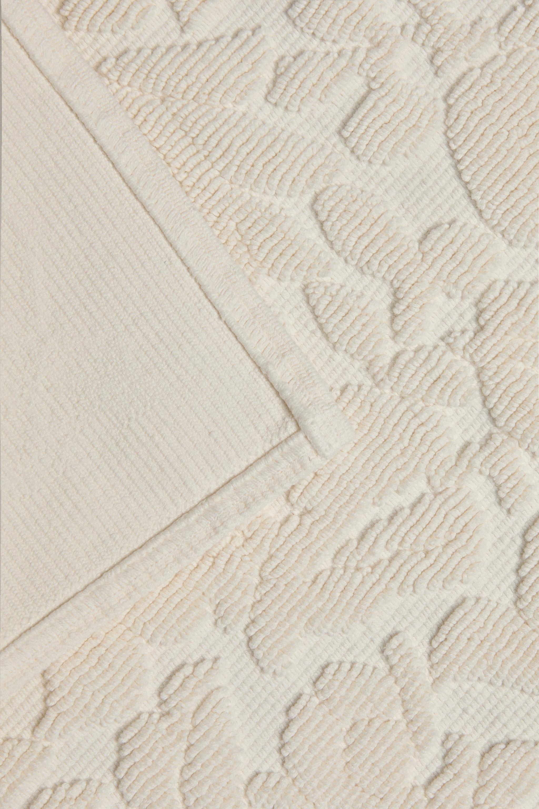 NON-SLIP JACQUARD COTTON BATH MAT