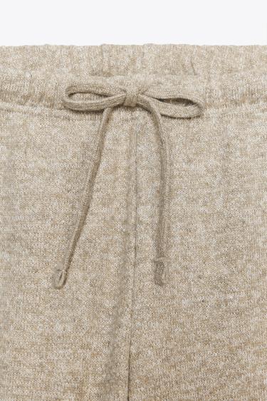 PANTALON RUSTIQUE - Marron clair de Zara - Image 8
