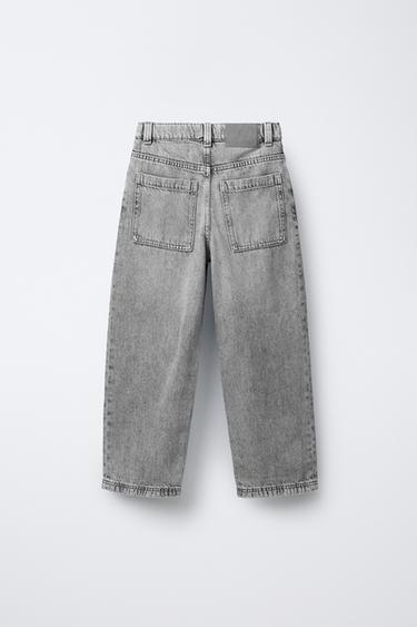 RELAXED BAGGY JEANS - Mid-grey by Zara - Image 1