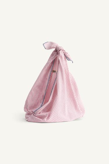 KNOTTED SHOULDER BAG - Red by Zara