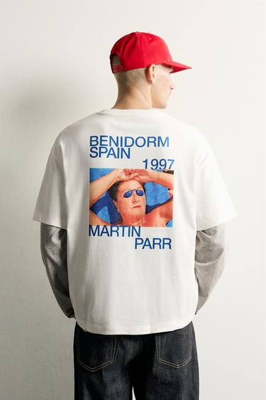 BENIDORM PHOTOGRAPHY T-SHIRT ©MARTIN PARR @ DMB — White 2
