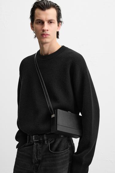 CROSSBODY BOX BAG - Black by Zara - Image 0