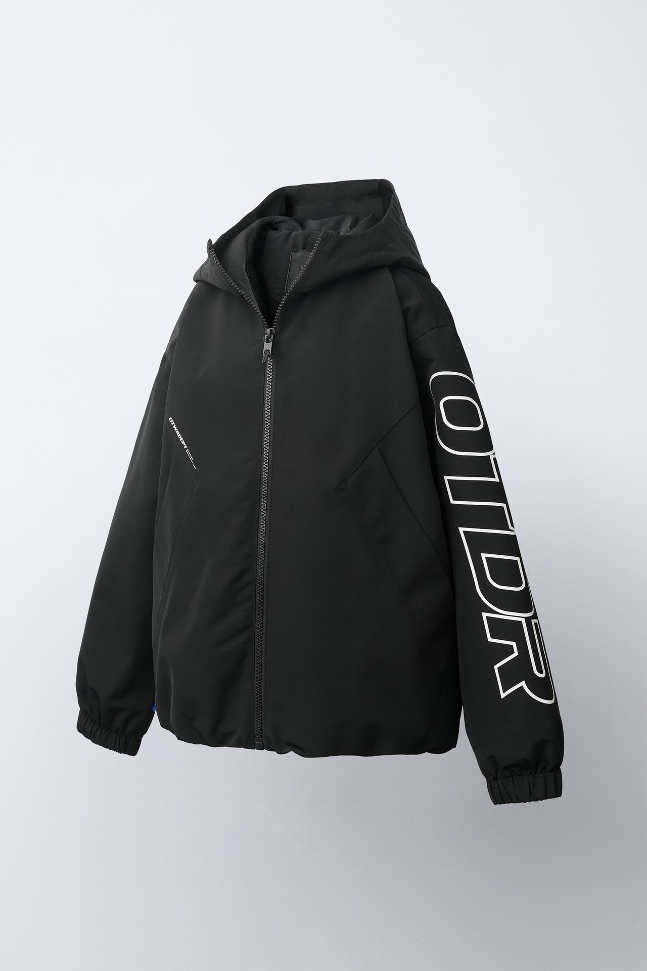 LIGHTWEIGHT WATER-REPELLENT JACKET — Black