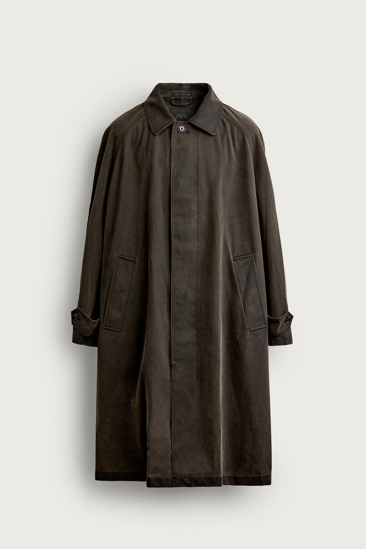 FLOWING RELAXED FIT TRENCH COAT