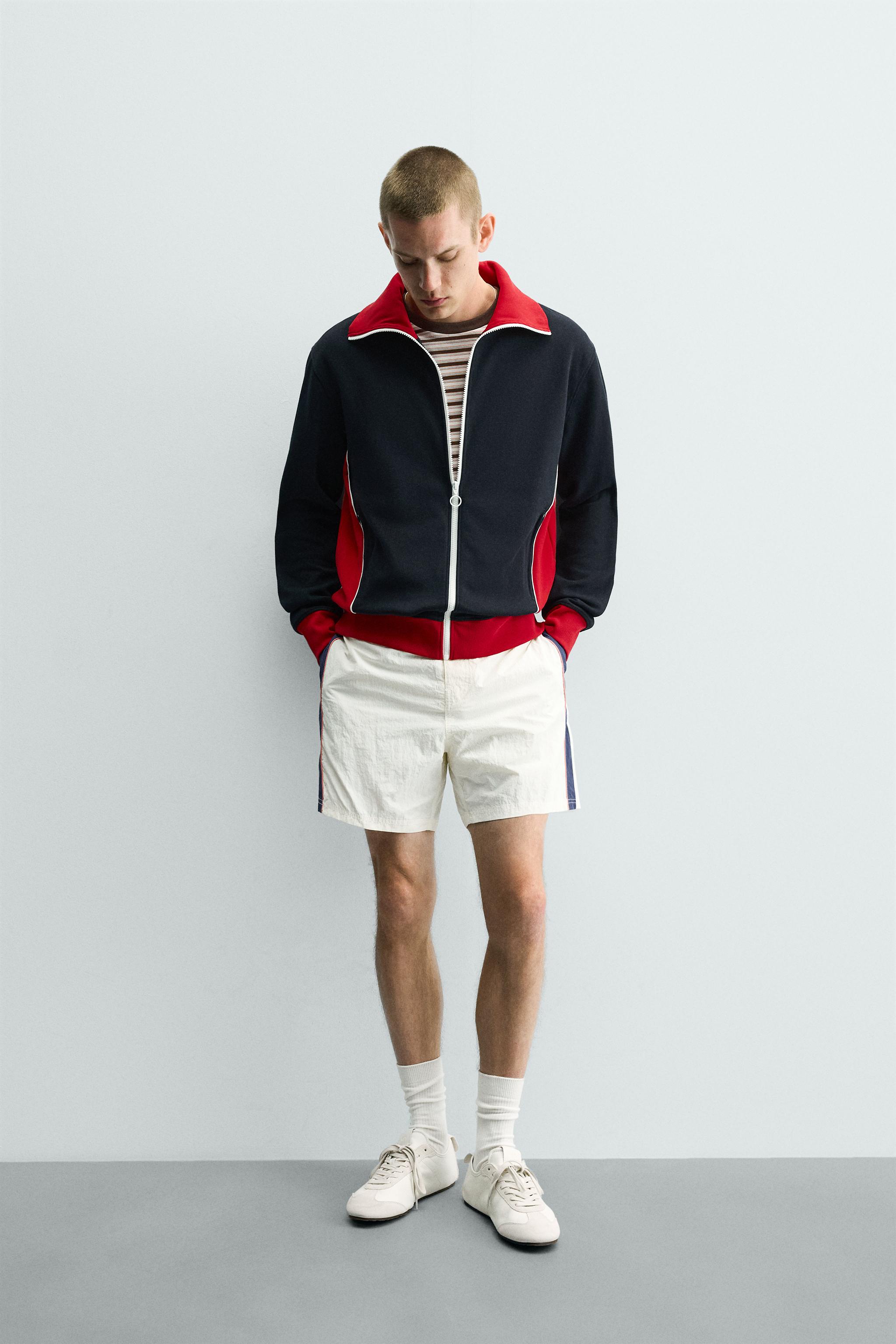 Мужские куртки Zara RETRO COLORBLOCK JACKET
