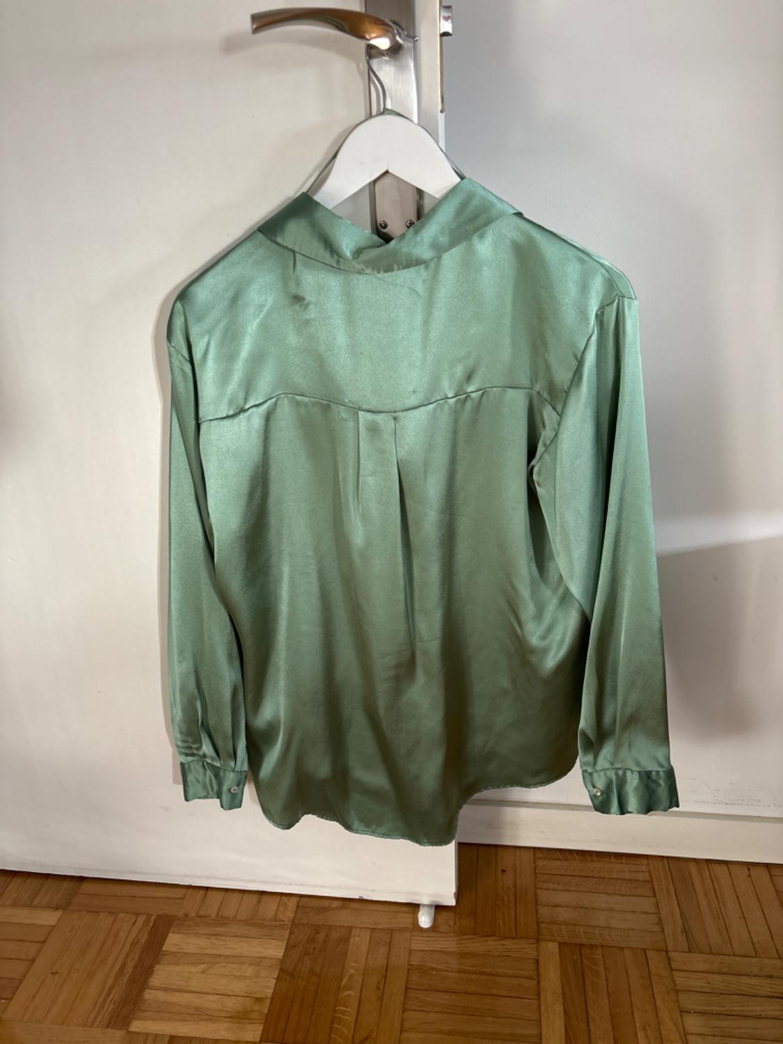 EMBROIDERED SATIN SHIRT - Image 2