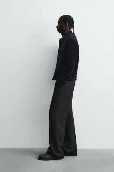 PANTALON ÉVASÉ EN TWILL - Noir de Zara - Image 3