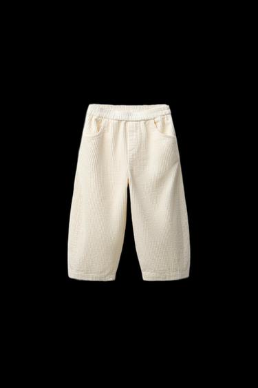 PANTALÓN PANA BALLOON BENSIMON ® X ZARA  - Mantequilla de Zara