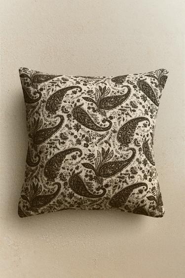 HOUSSE DE COUSSIN PAISLEY - Écru de Zara