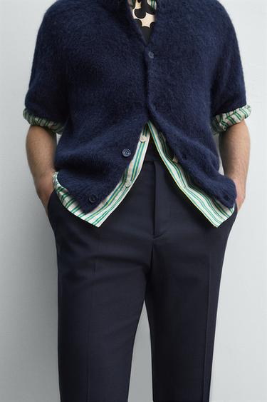 PANTALON COUPE ÉVASÉE HARRY LAMBERT FOR ZARA X DISNEY - Bleu marine de Zara - Image 4