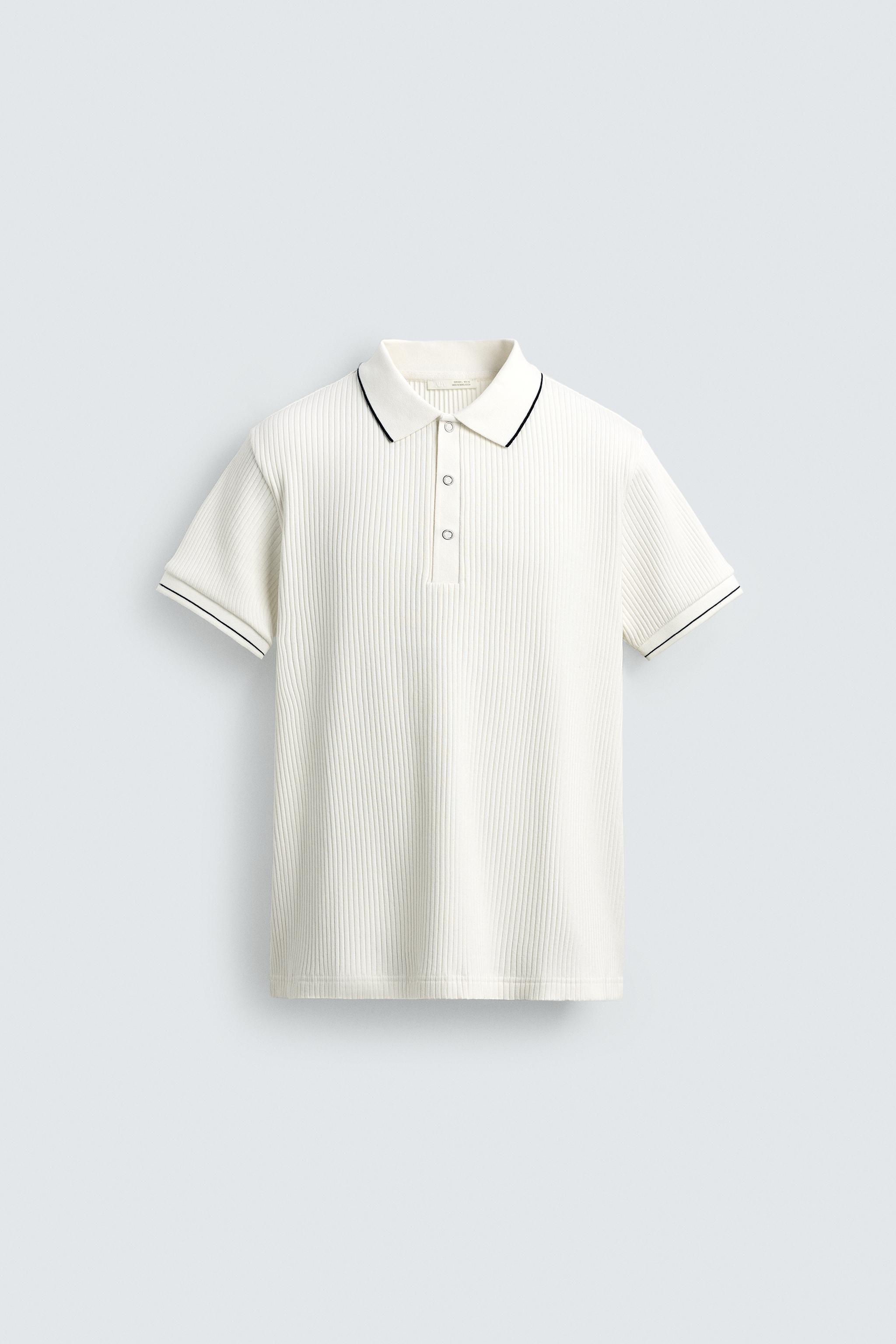 RIBBED REGULAR-FIT POLO