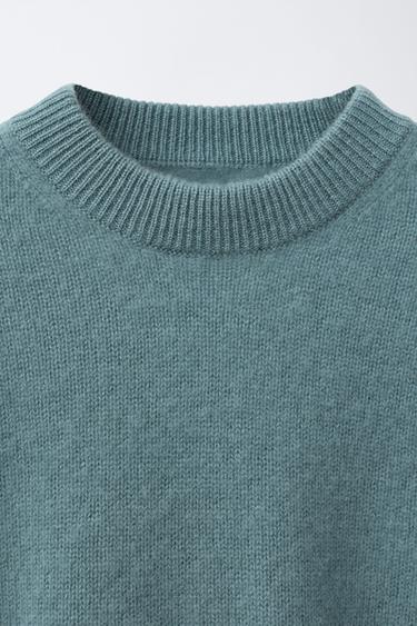 PULL 100 % CACHEMIRE BENSIMON ® X ZARA  - bleu-poudré de Zara - Image 2