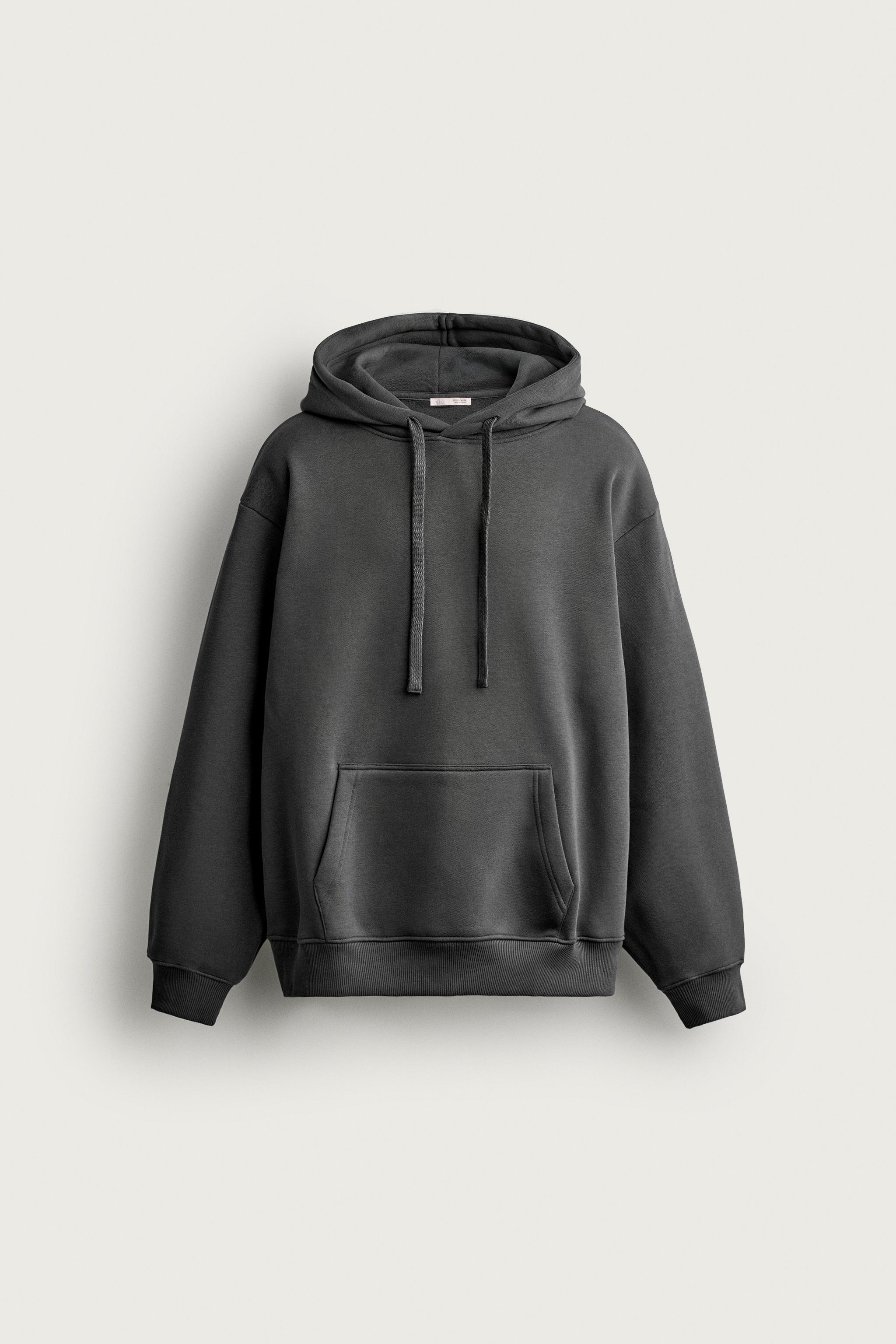 BASIC HEAVYWEIGHT HOODIE — Dark anthracite