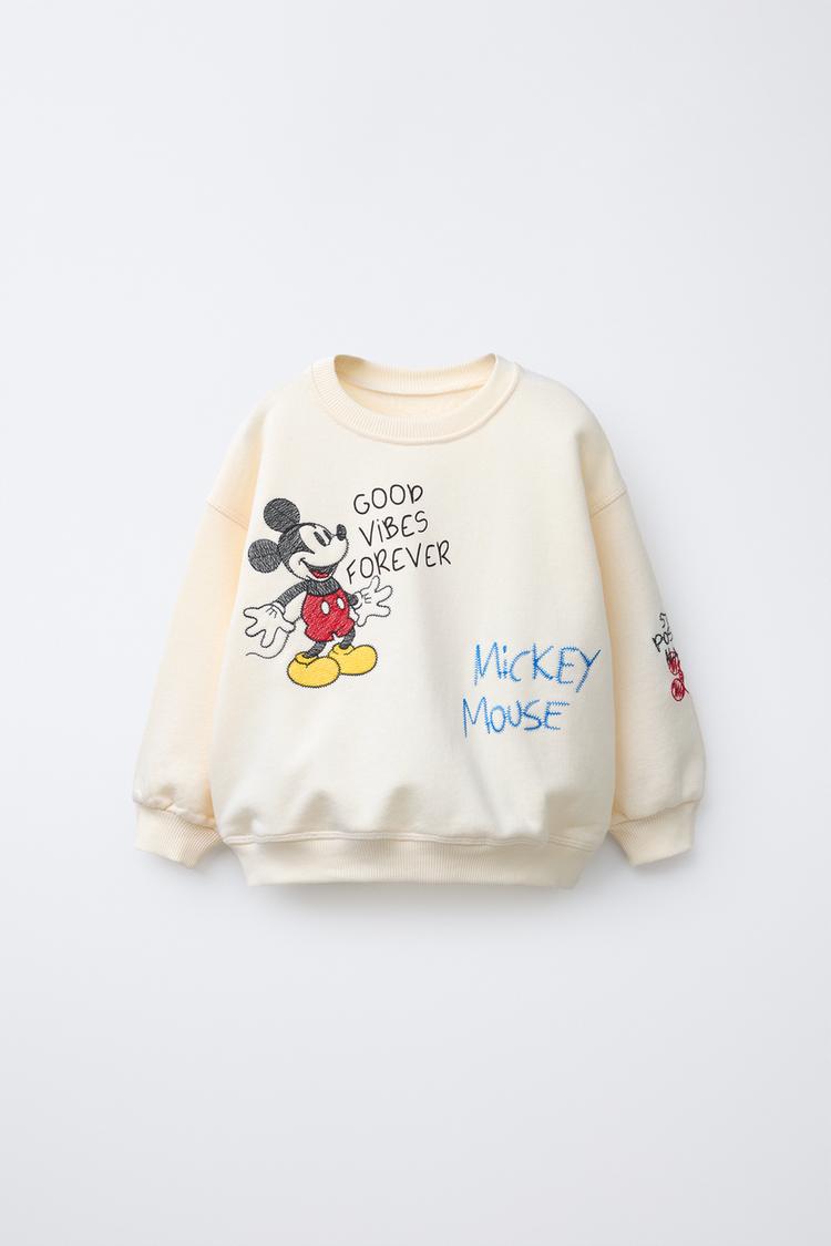 MICKEY MOUSE © DISNEY SWEATSHIRT Ecru ZARA United Kingdom
