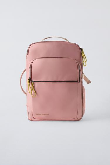 TRAVEL BACKPACK - Pink by Zara