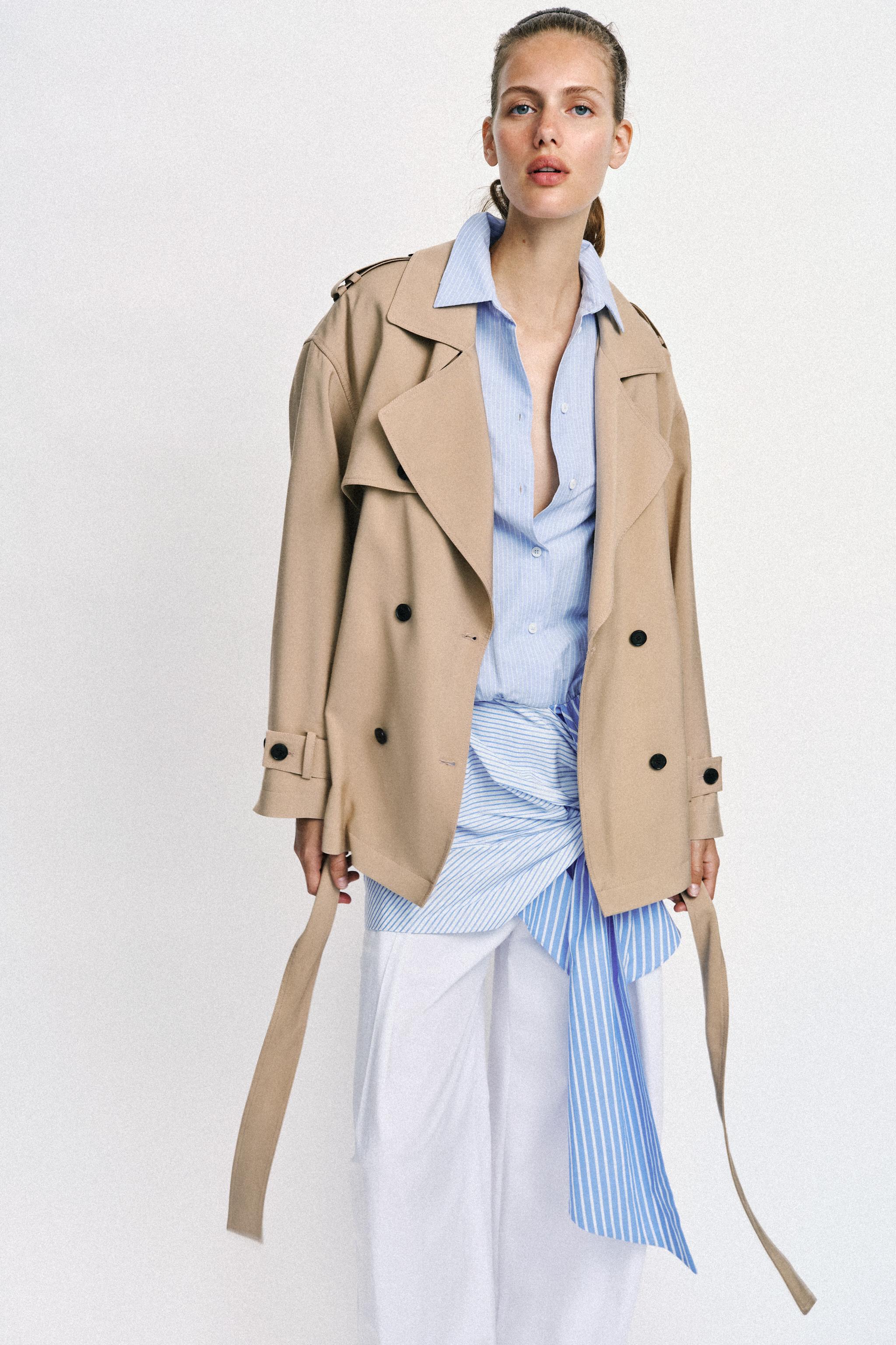 BLOUSON TRENCH AVEC CEINTURE