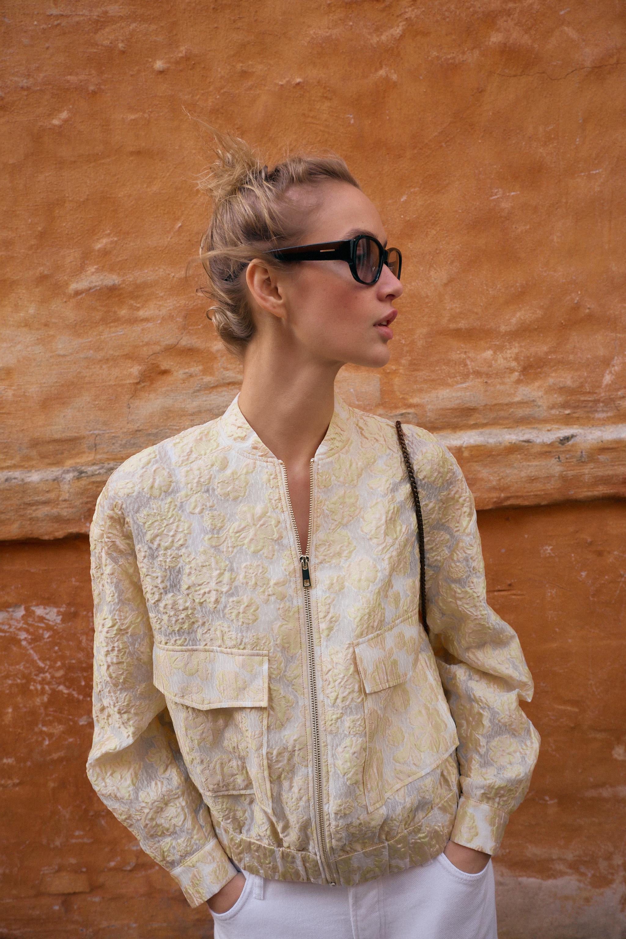 BOMBER JACQUARD