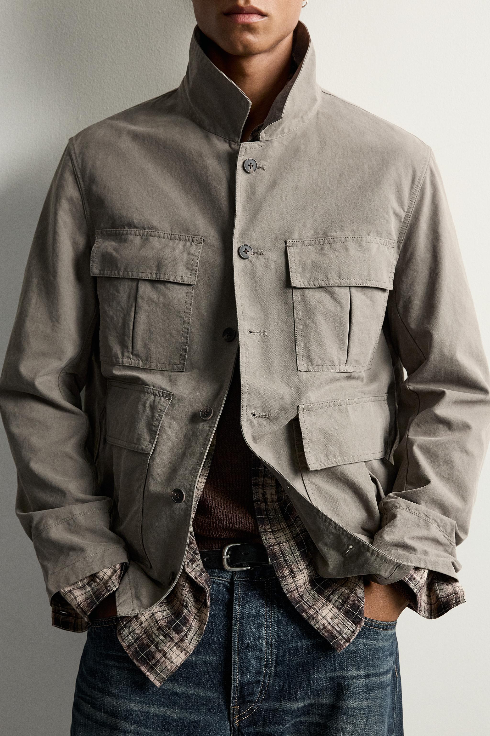 BLOUSON RELAXED FIT POCHES UTILITY