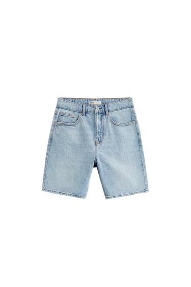 BASIC DENIM BERMUDA SHORTS