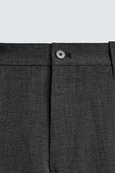 COMFORT STRAIGHT-LEG CARGO TROUSERS - Grey by Zara - Image 8