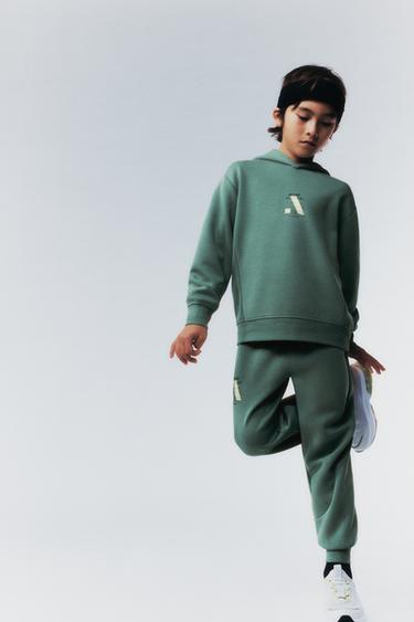 PANTALÓN JOGGER SPORTY - Verde agua de Zara