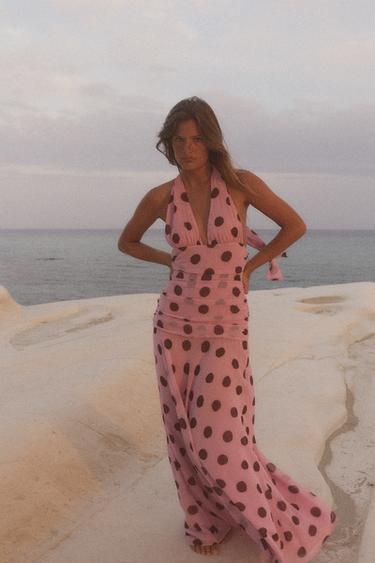LANGES PUNKTEKLEID - Rosa von Zara - Bild 0