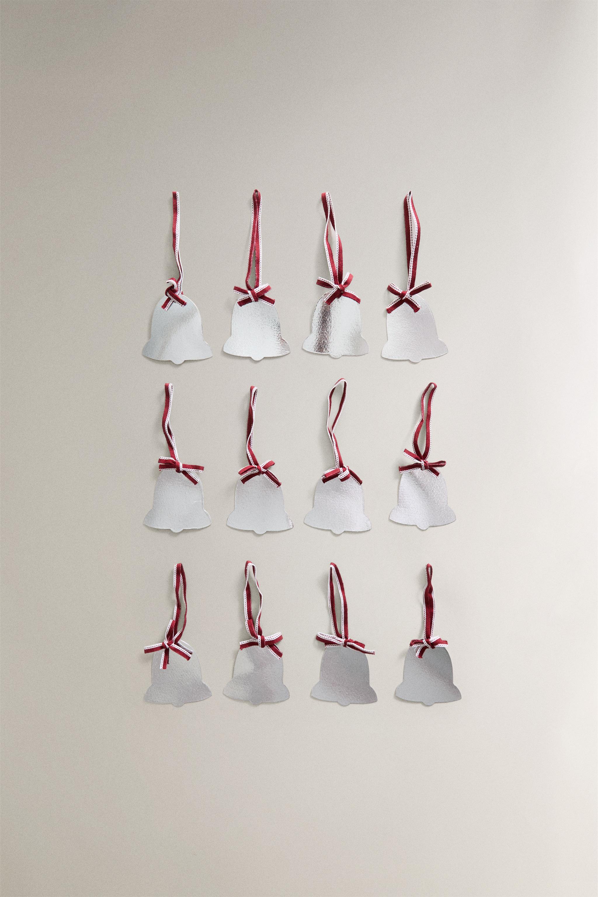 500 Autocollants De Noël En Rouleau - 10 Modèles Différents (cloches, Etc.), 2,5 Cm, Pour Décorer Cadeaux, Cartes, Enveloppes