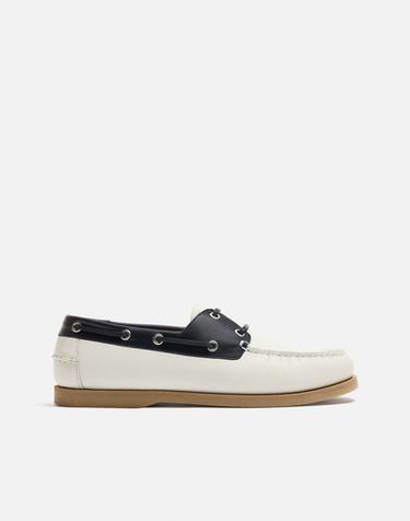 ZAPATO NÁUTICO PIEL LIMITED EDITION - Multicolor de Zara