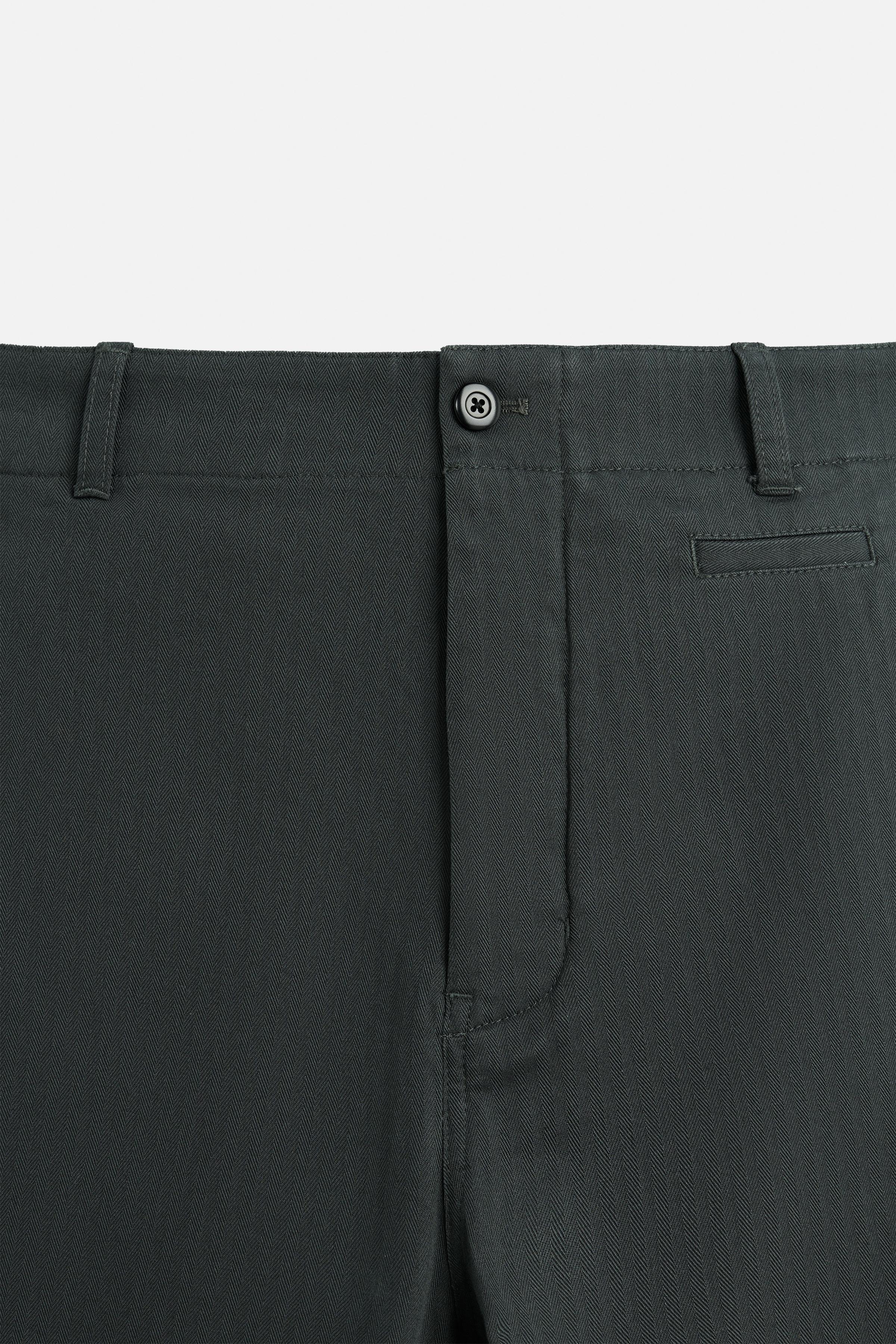 リラックスフィットスーツパンツ - カーボングレー | ZARA Japan