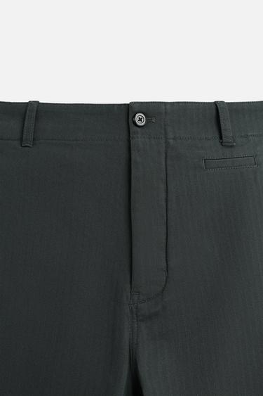 Zara RELAXED FIT 西裝長褲 - 煤灰色 - 圖片 7