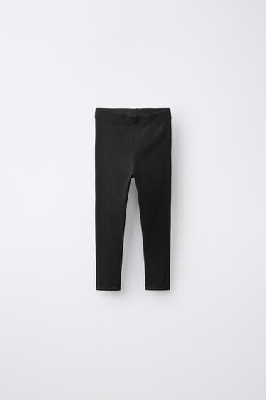 LEGGING RIB - Negro de Zara