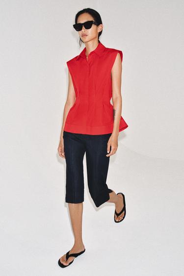 ZW COLLECTION CAPRI-JEANS - blå fra Zara