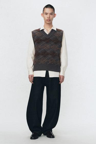 ARMILLA DE PUNT ROMBES TEXTURA SOSHIOTSUKI X ZARA - Gris antracita de Zara