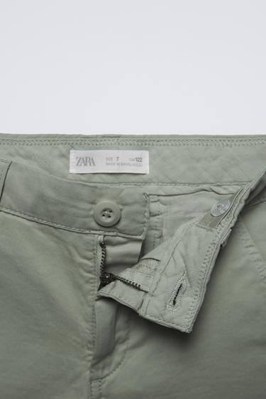 BERMUDA CHINO - Vert clair de Zara - Image 2