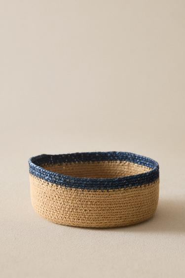CORBEILLE RONDE ALGUES - Bleu de Zara