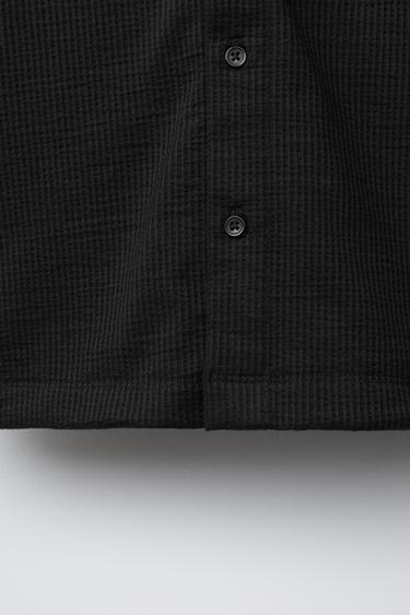 SHIRT AND BERMUDA SHORTS SET - Black by Zara - Image 6