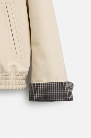 LIMITED EDITION CONTRAST BOMBER JACKET - Sand by Zara - Image 10